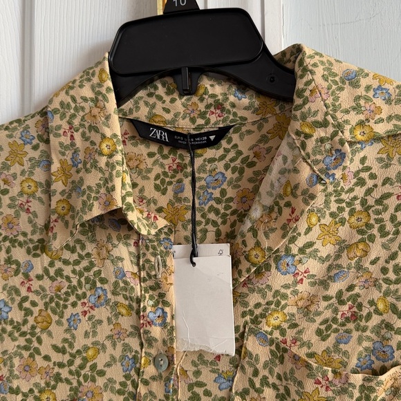 ZARA Maxi Midi Shirt Dress Size Small NWT - Picture 7 of 10